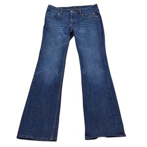 Harley Davidson Bootcut Flared Denim Jeans Blue Womens Size 6 Long 99025-08VL